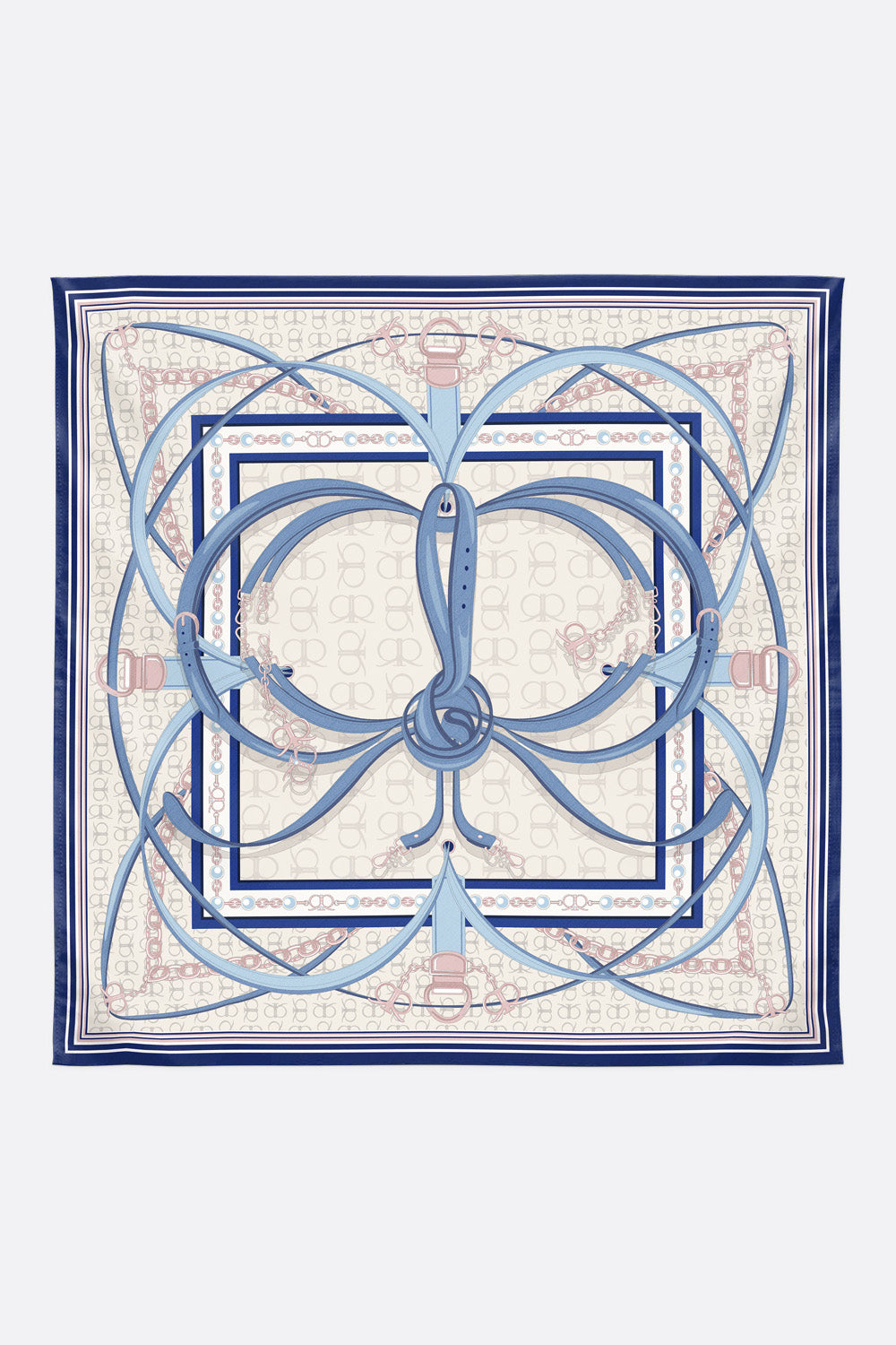 Symmetrry Scarf in Blue