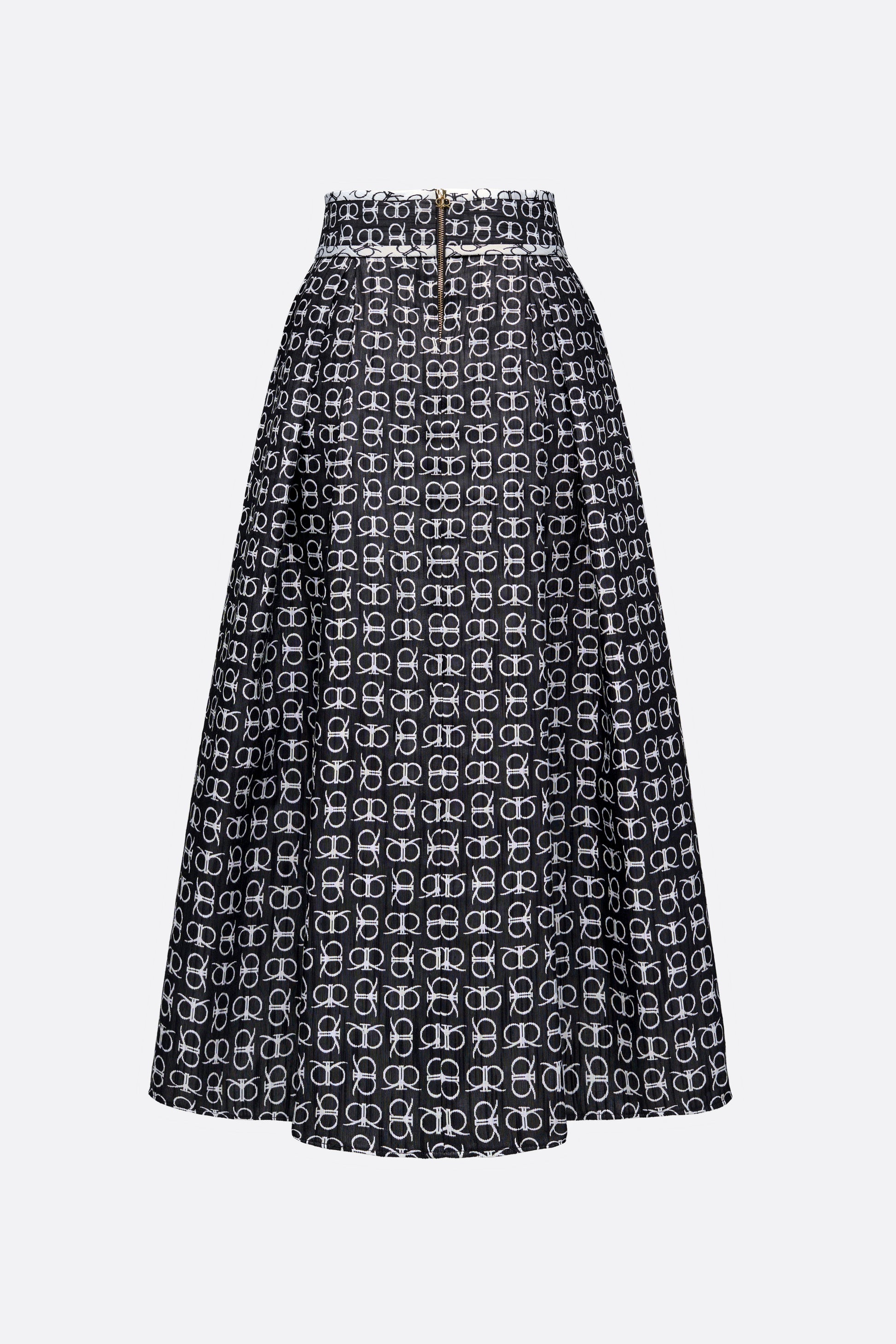 Virrna Skirt in Black White