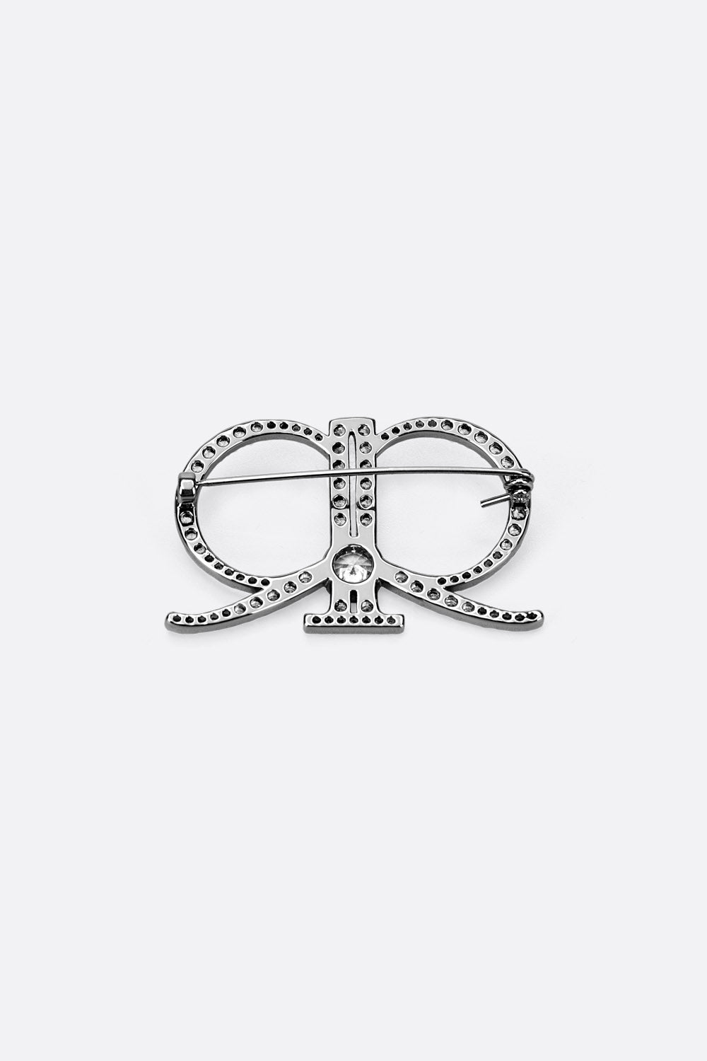 Carrey Brooch in Black