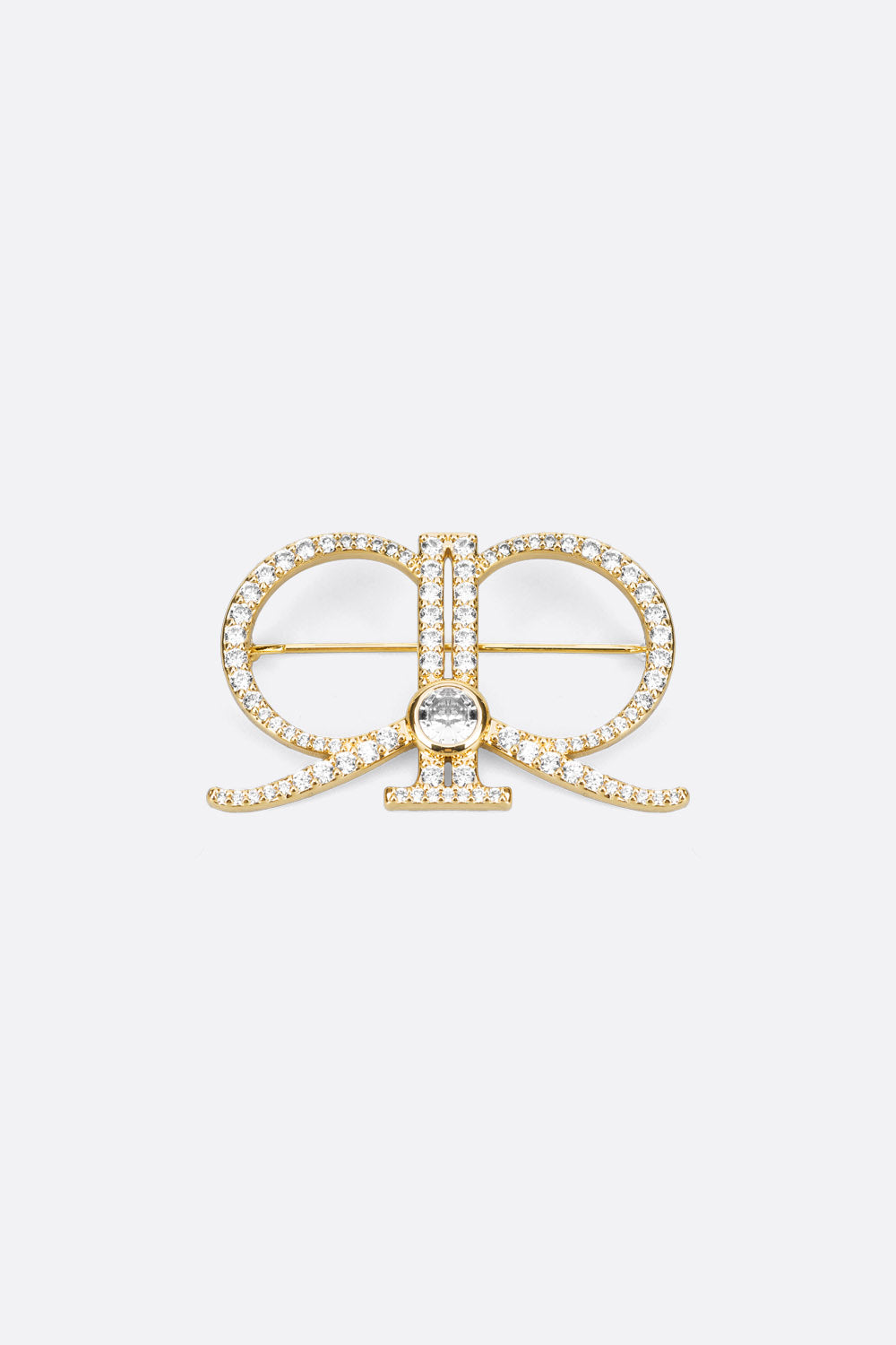 Carrey Brooch in Gold
