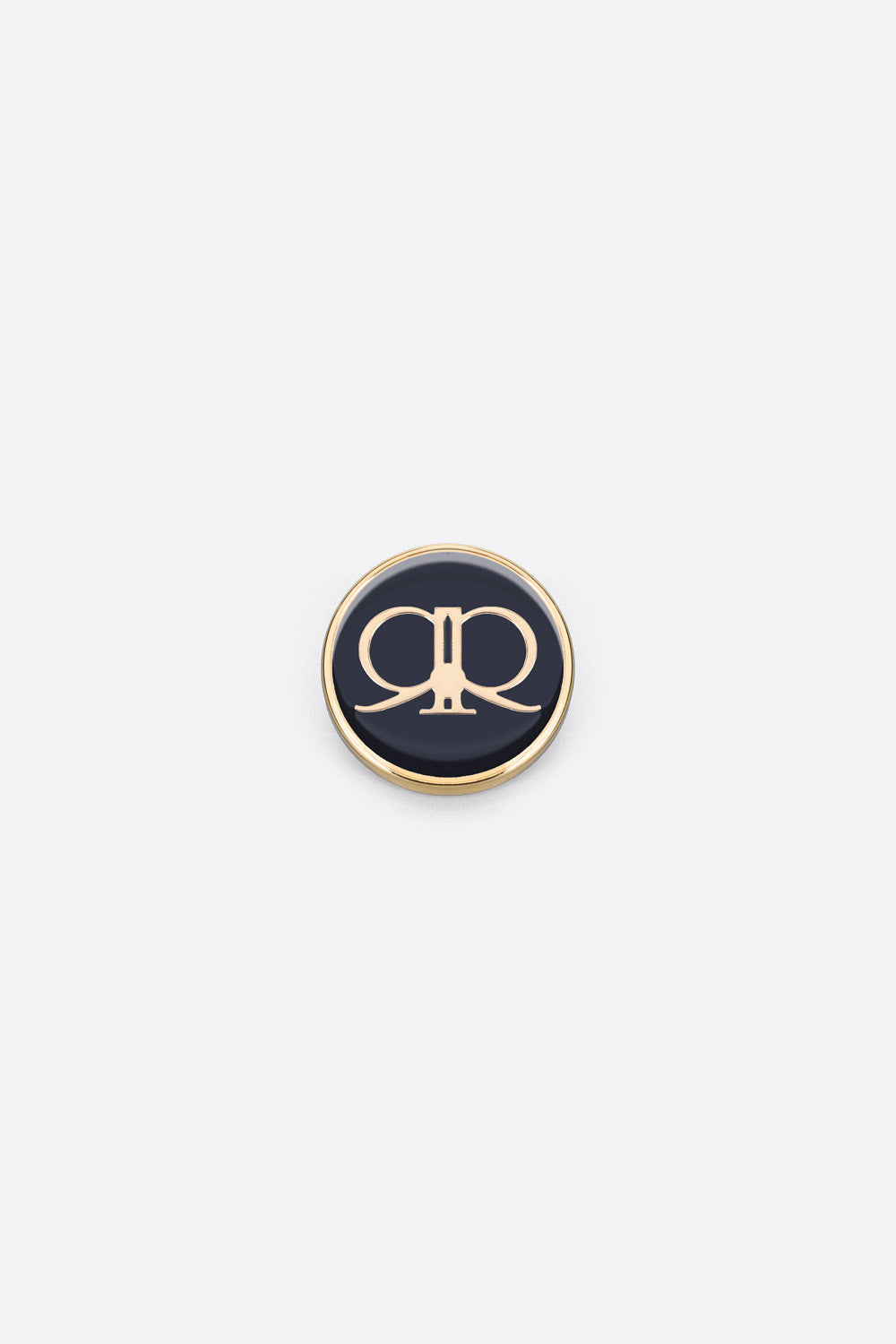 Emberrose Brooch in Black Gold