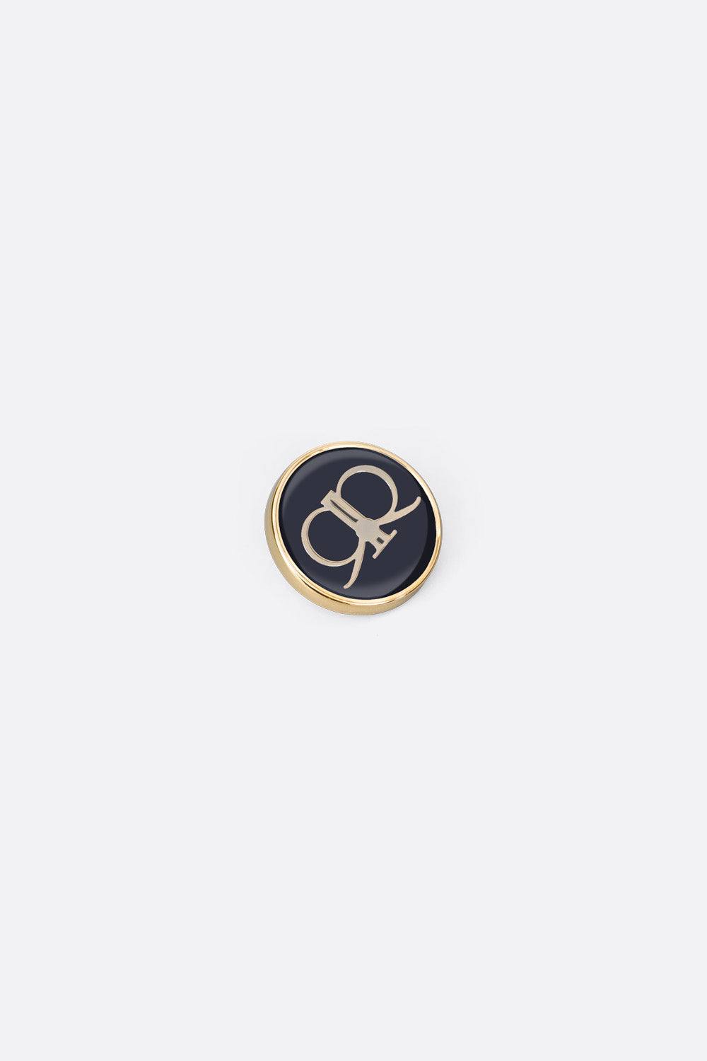 Emberrose Brooch in Black Gold