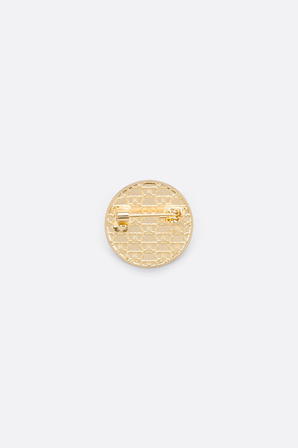 Emberrose Brooch in Black Gold