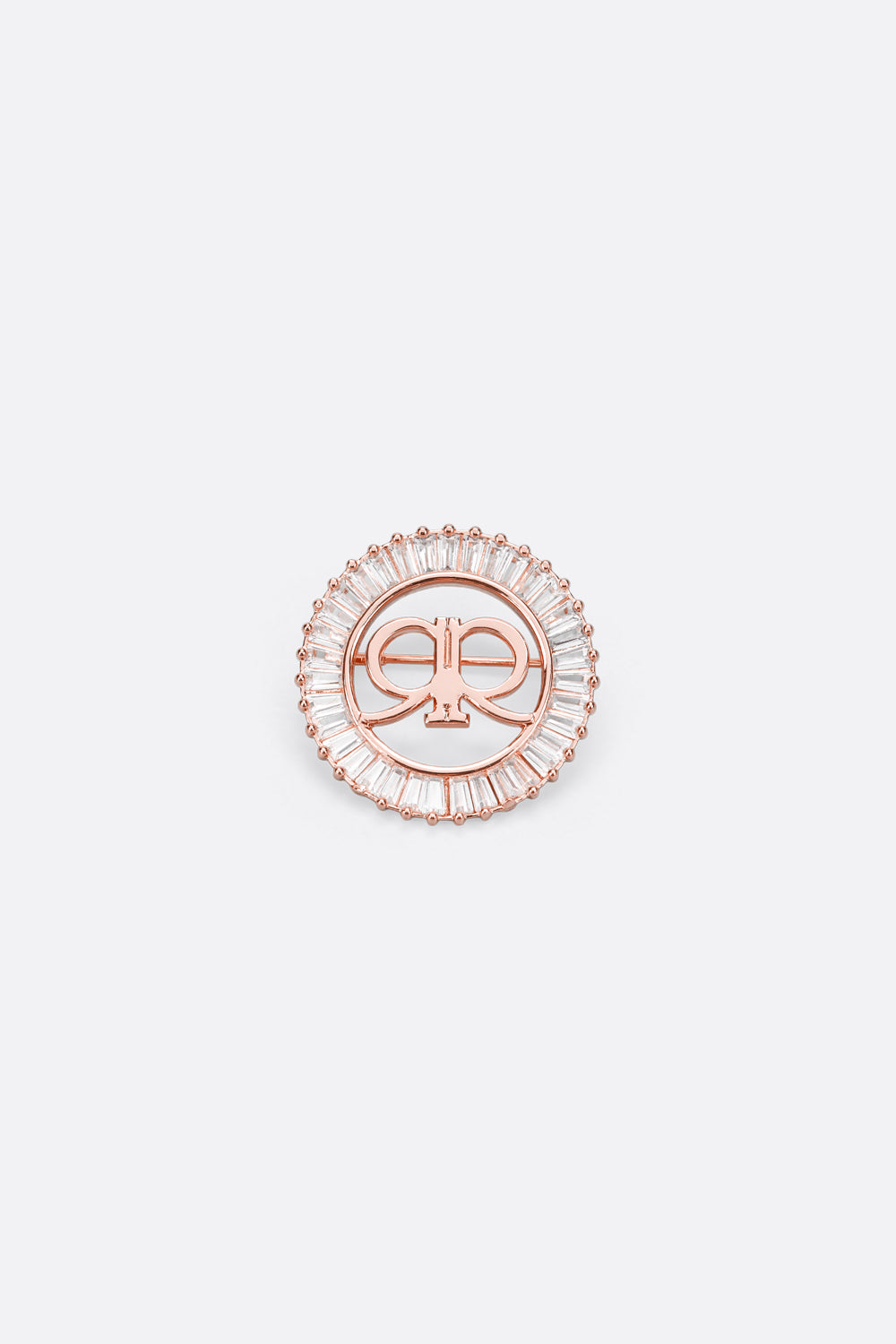 Sorrell Brooch in Rose Gold