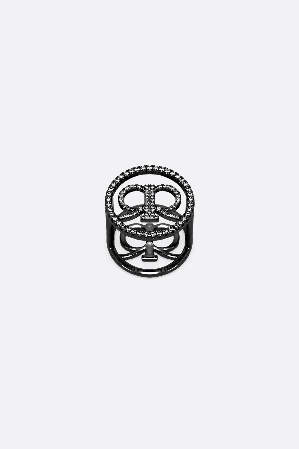 Erra Scarf Ring in Black