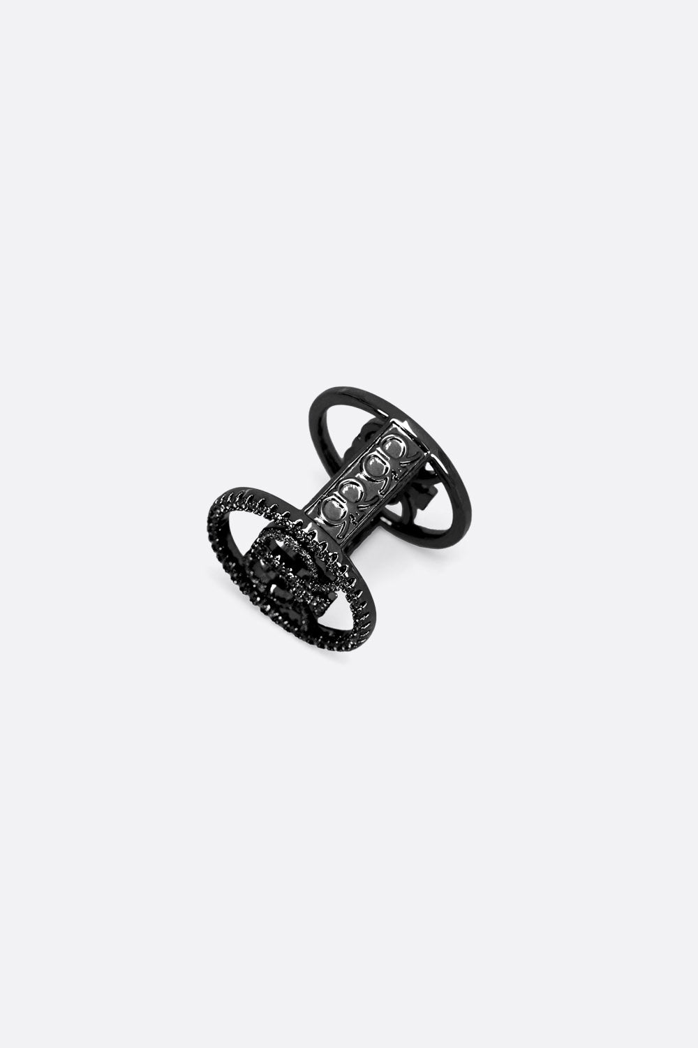 Erra Scarf Ring in Black