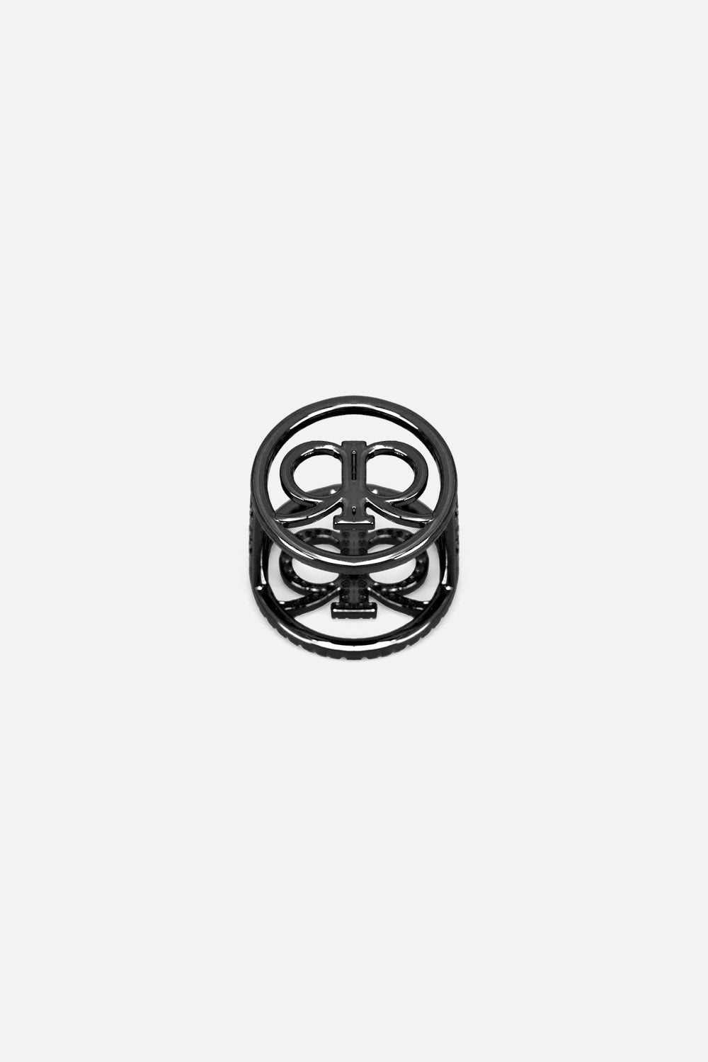 Erra Scarf Ring in Black