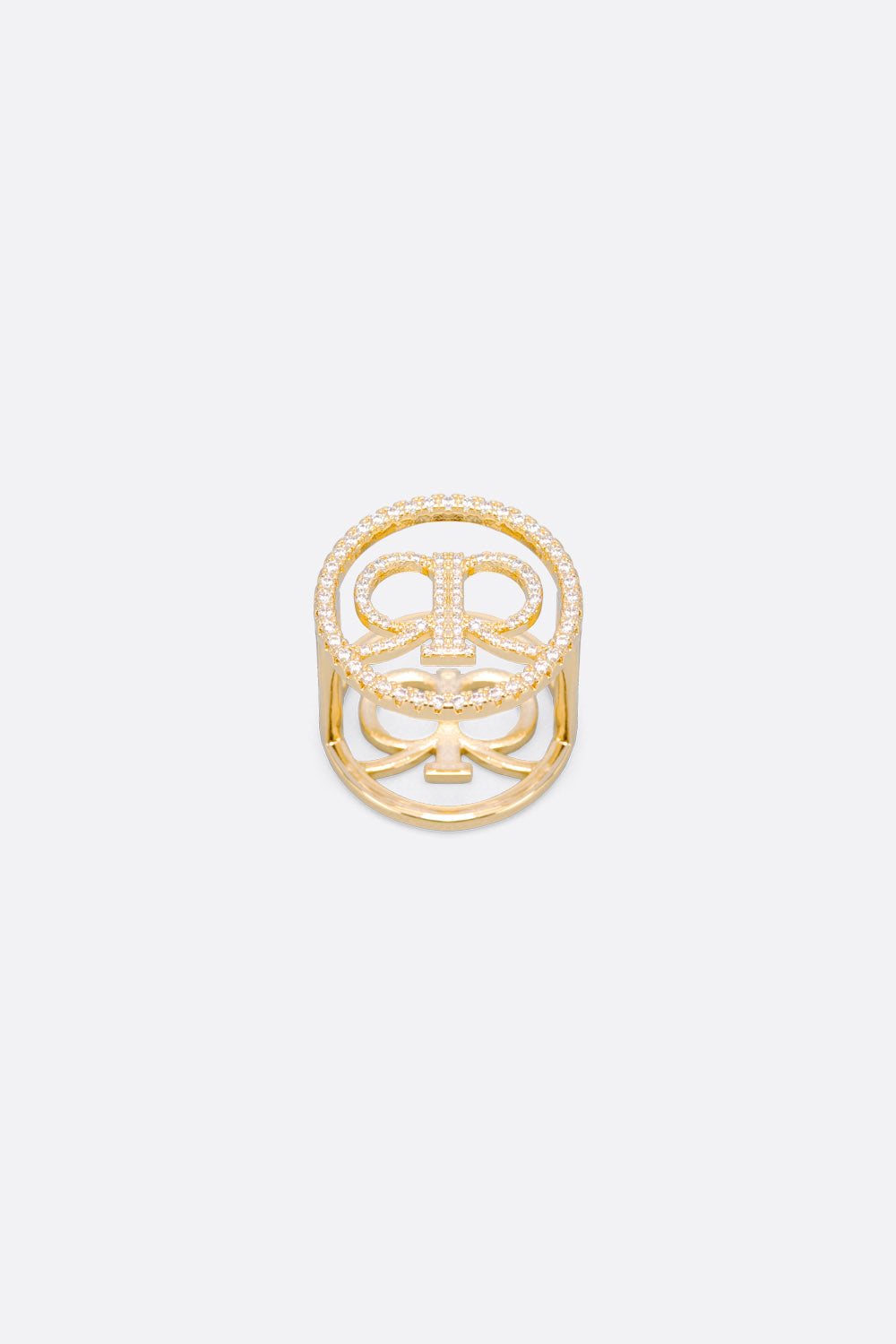 Erra Scarf Ring in Gold