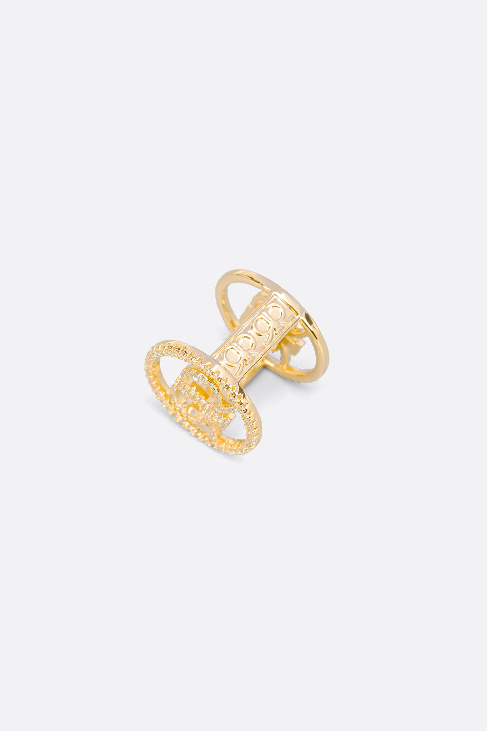 Erra Scarf Ring in Gold