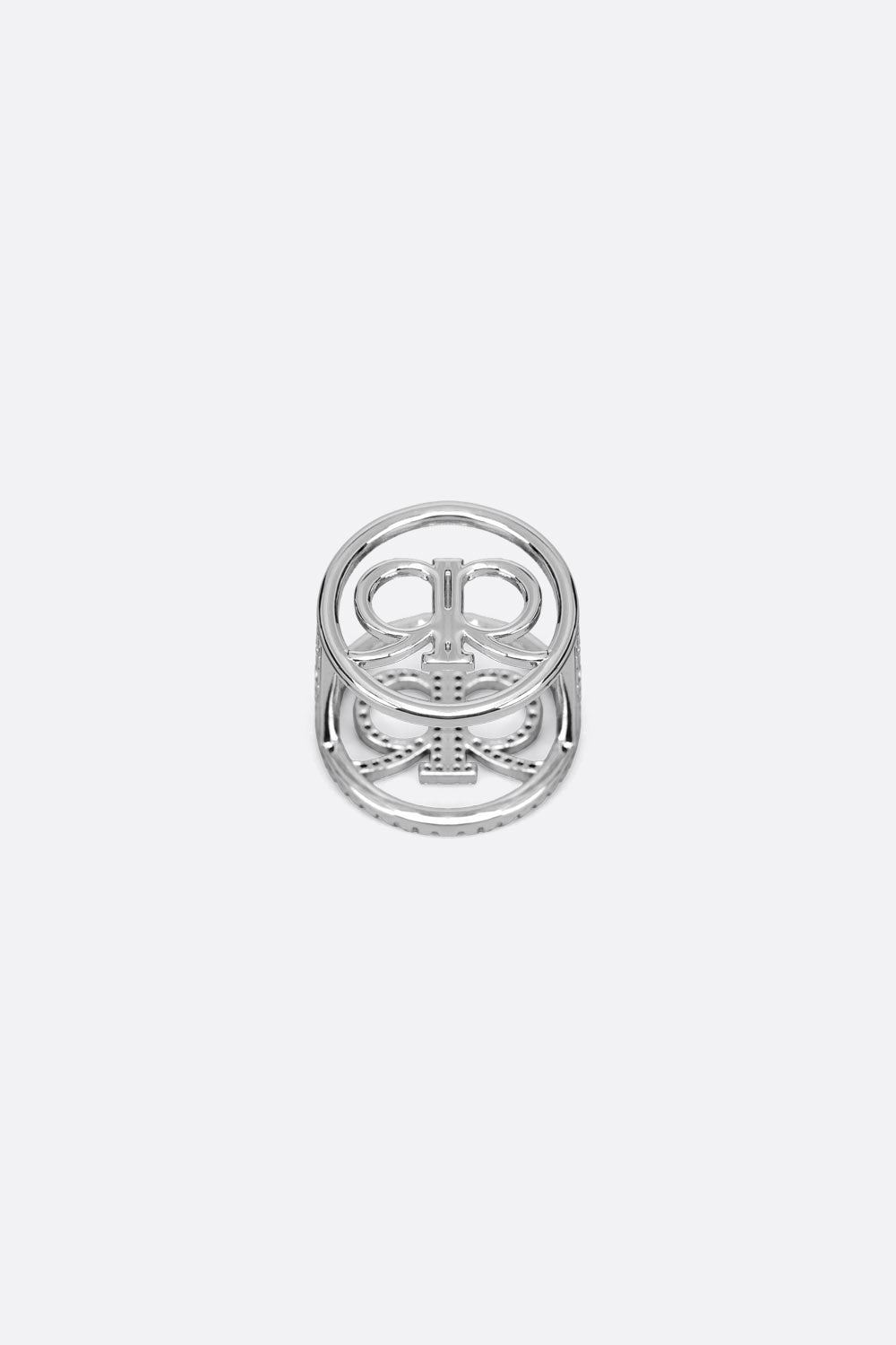 Erra Scarf Ring in Silver
