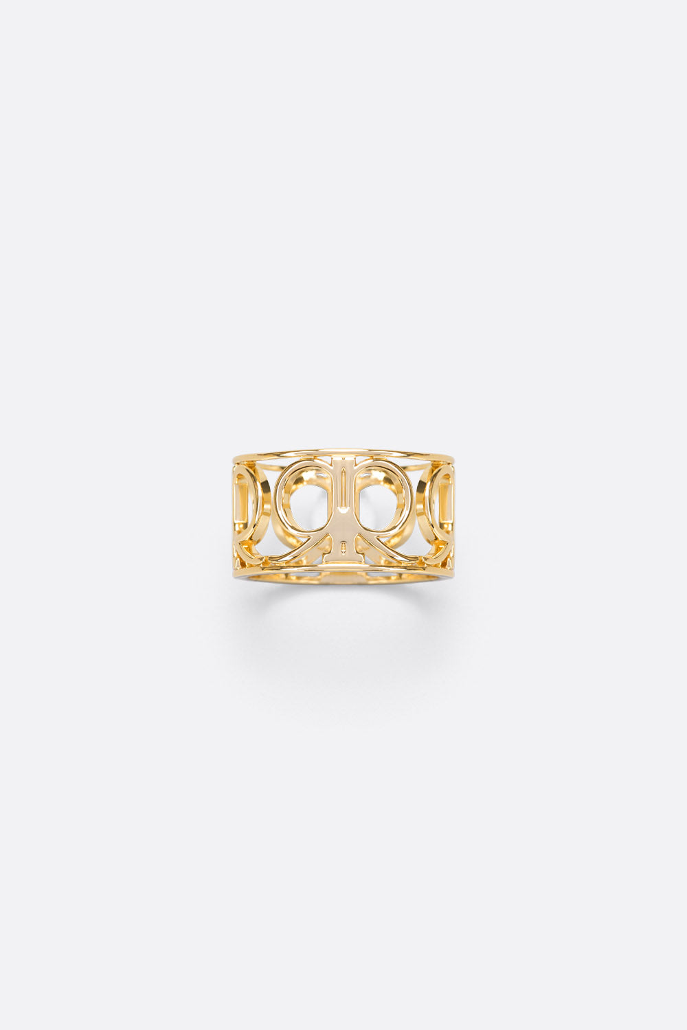 Ferra Scarf Ring in Gold