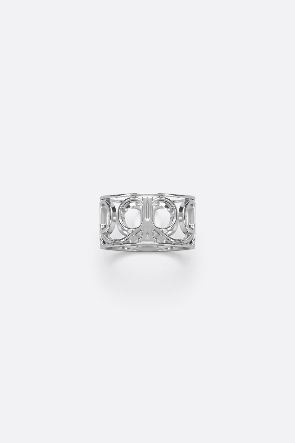 Ferra Scarf Ring in Silver