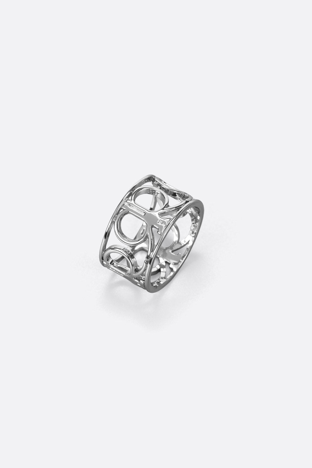 Ferra Scarf Ring in Silver