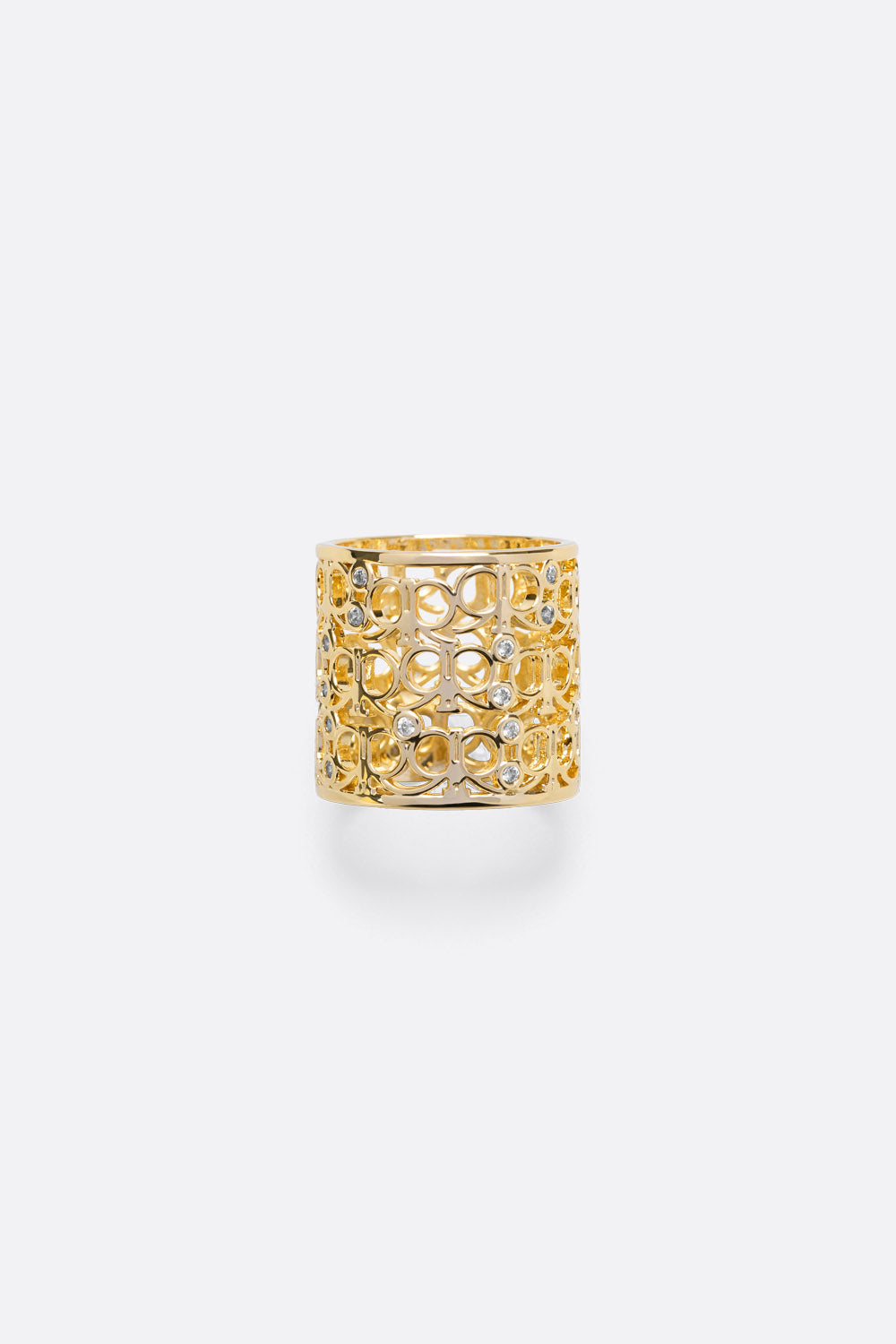 Idorra Scarf Ring in Gold