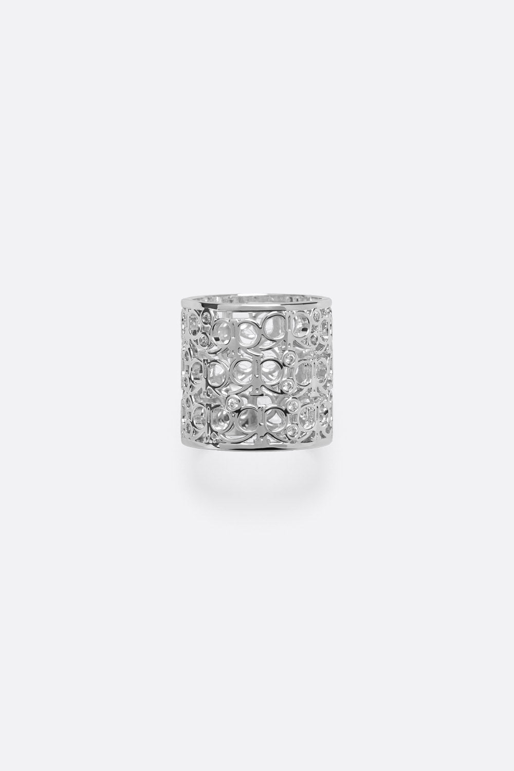 Idorra Scarf Ring in Silver