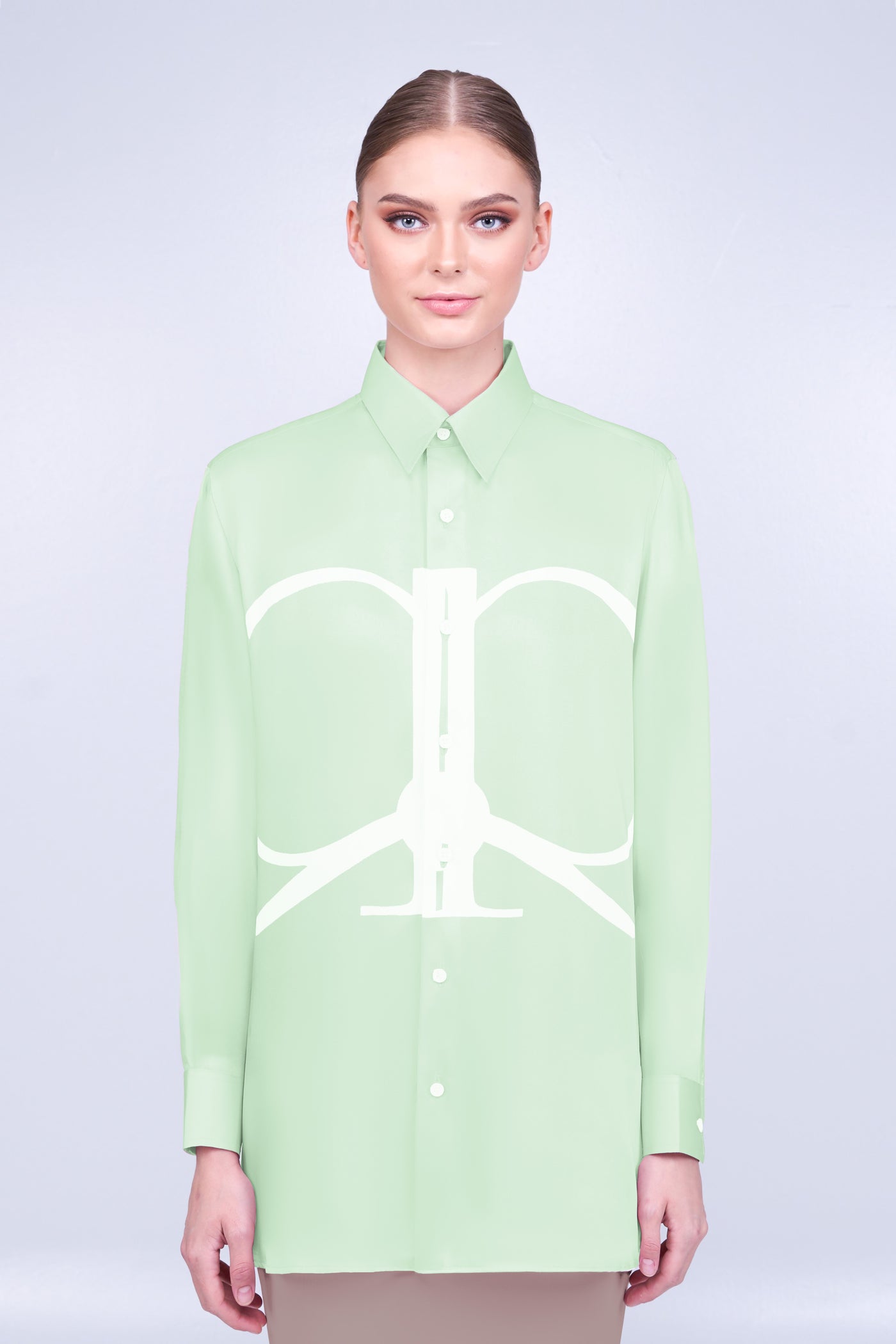 RR Cade Regular Shirt in Mint Green