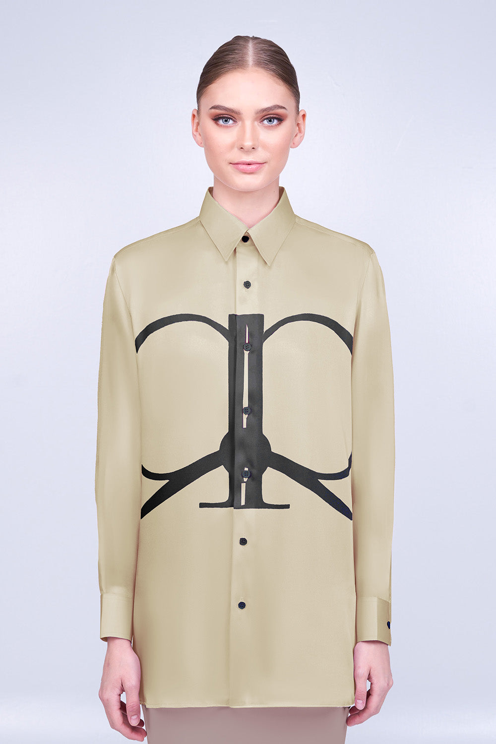 RR Cade Regular Shirt in Almond