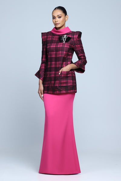 Camryn Kurung in Bright Pink