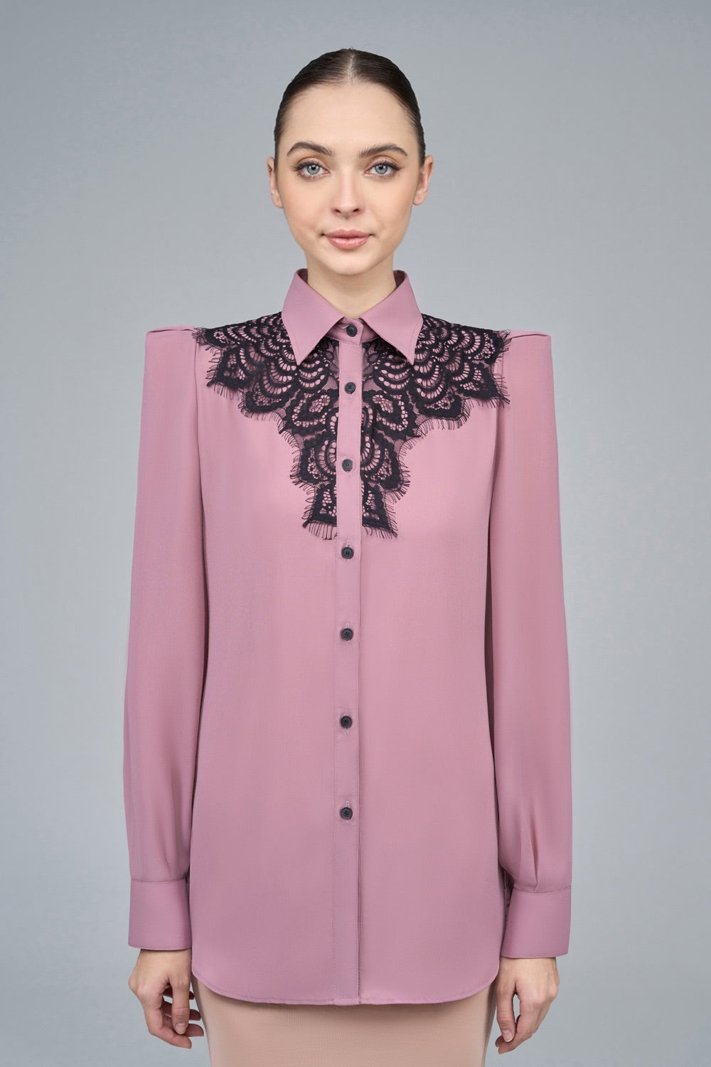 Duke Blouse in Mauve