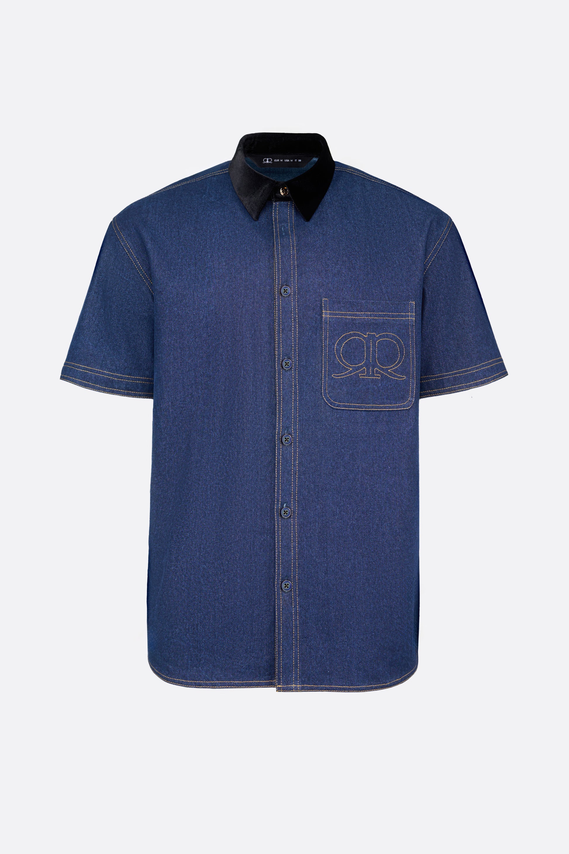 Erris Top in Rich Blue