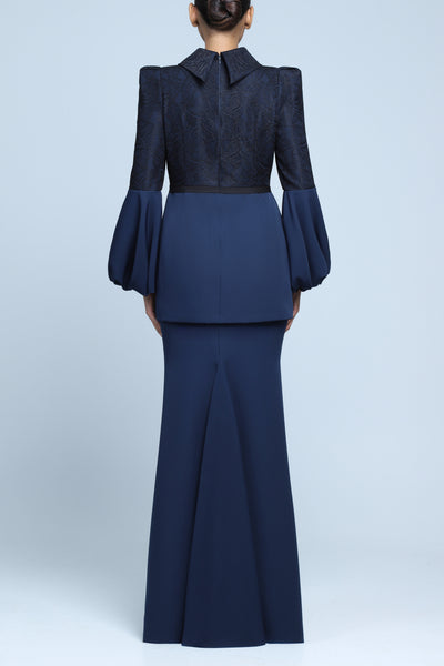 Faith Kurung in Navy