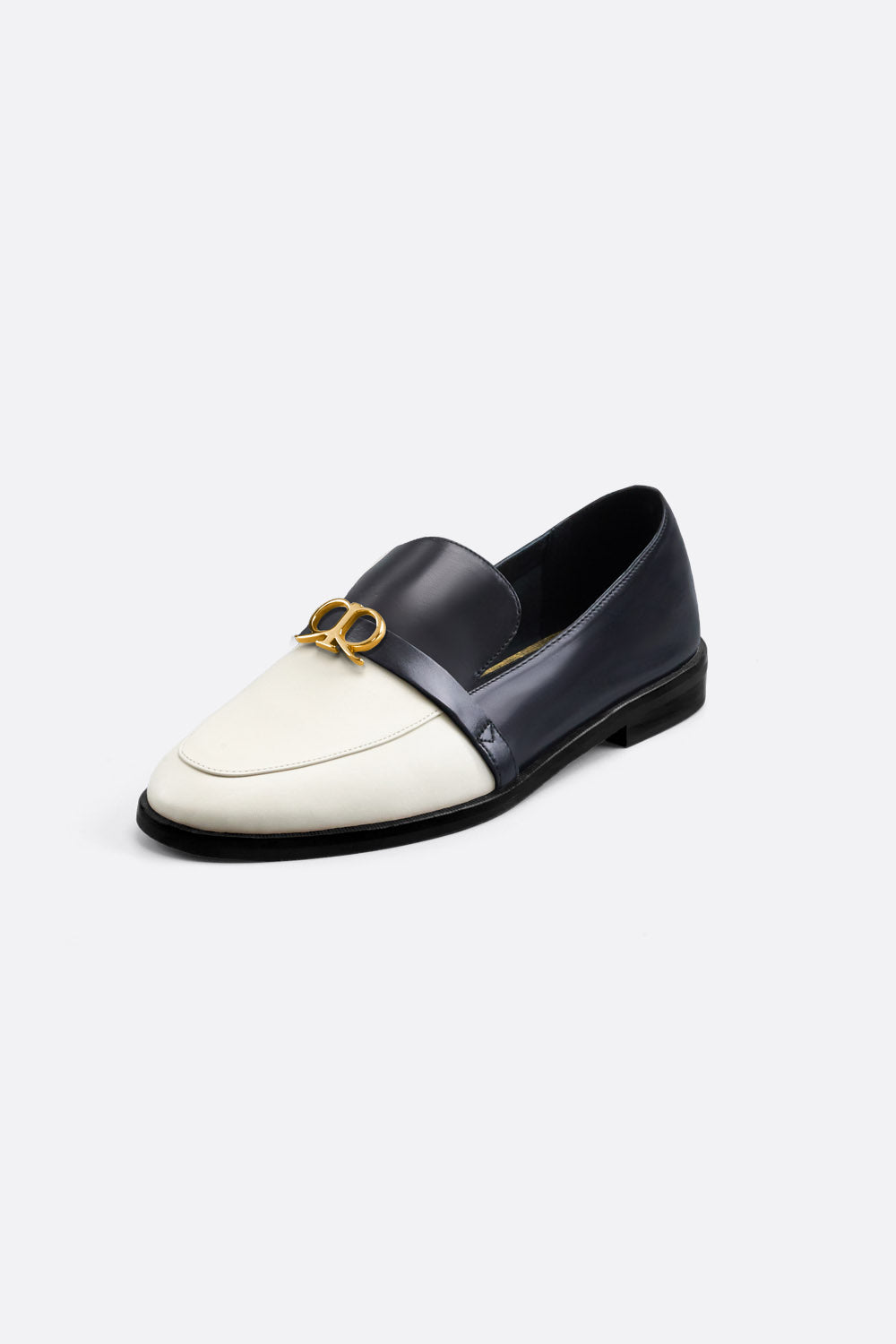 Cherryl Loafers in Black White
