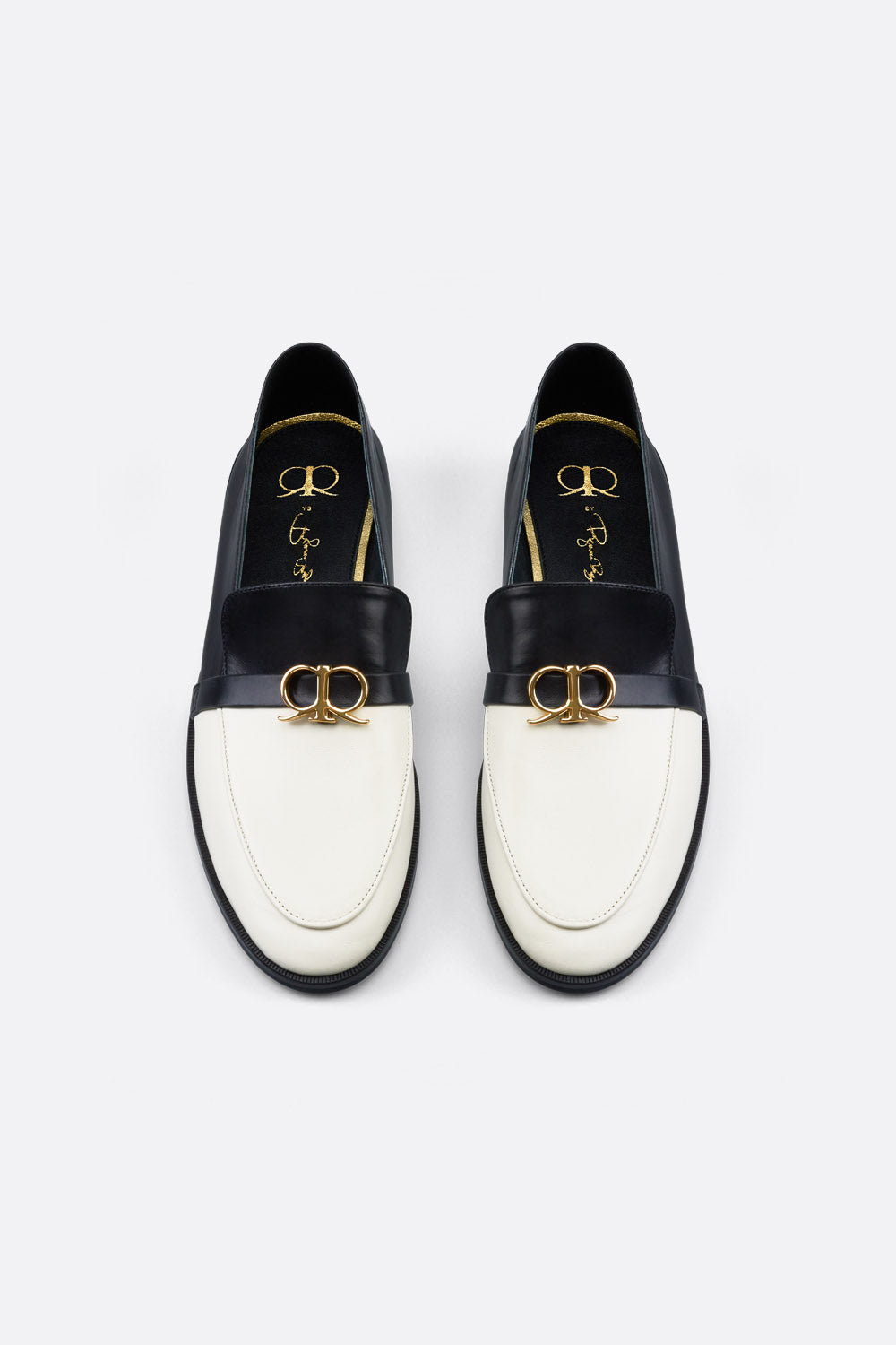 Cherryl Loafers in Black White