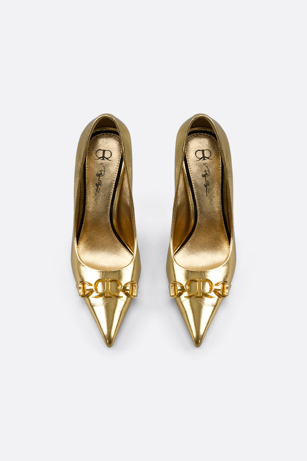 Cinderr Pumps in Gold