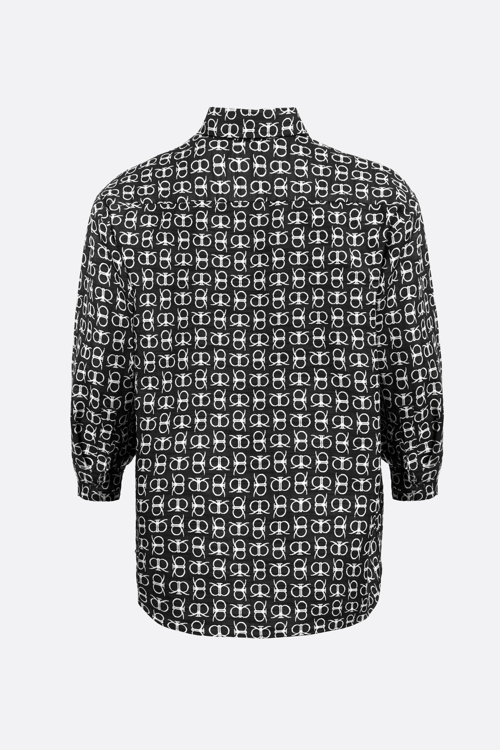 Lerroy Top in White Black (Reversible)