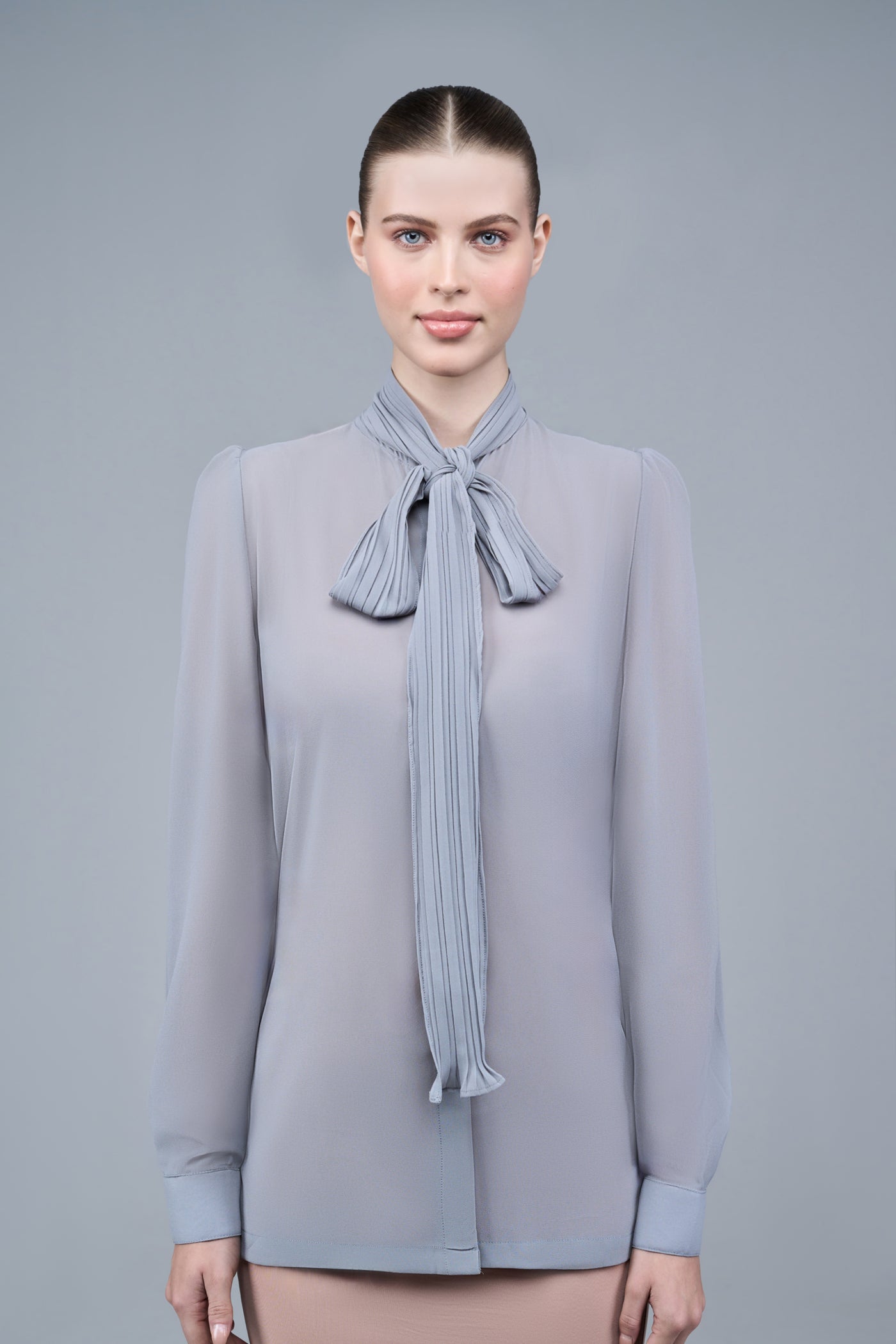 Marion Blouse in Grey