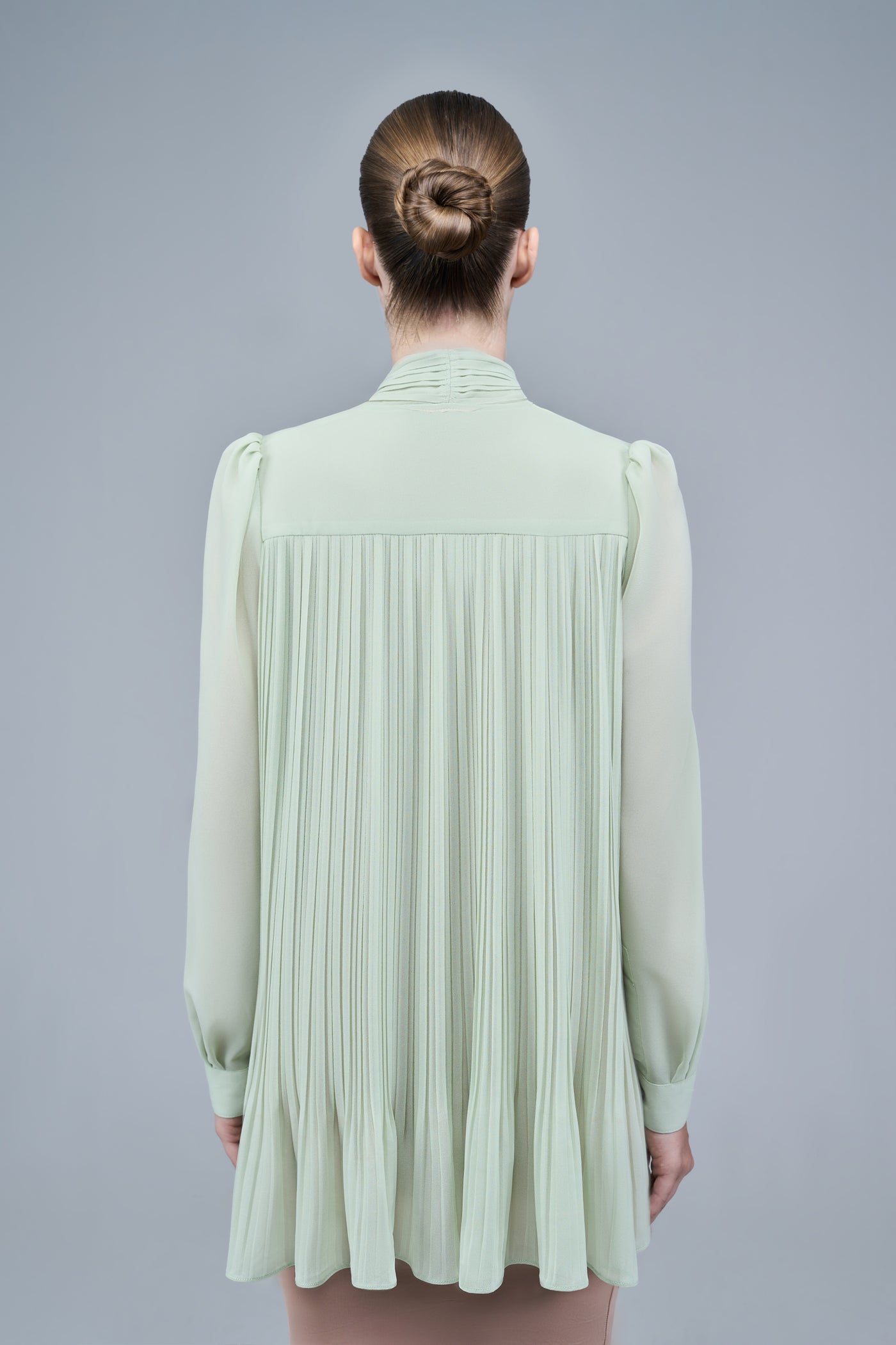 Marion Blouse in Mint Green