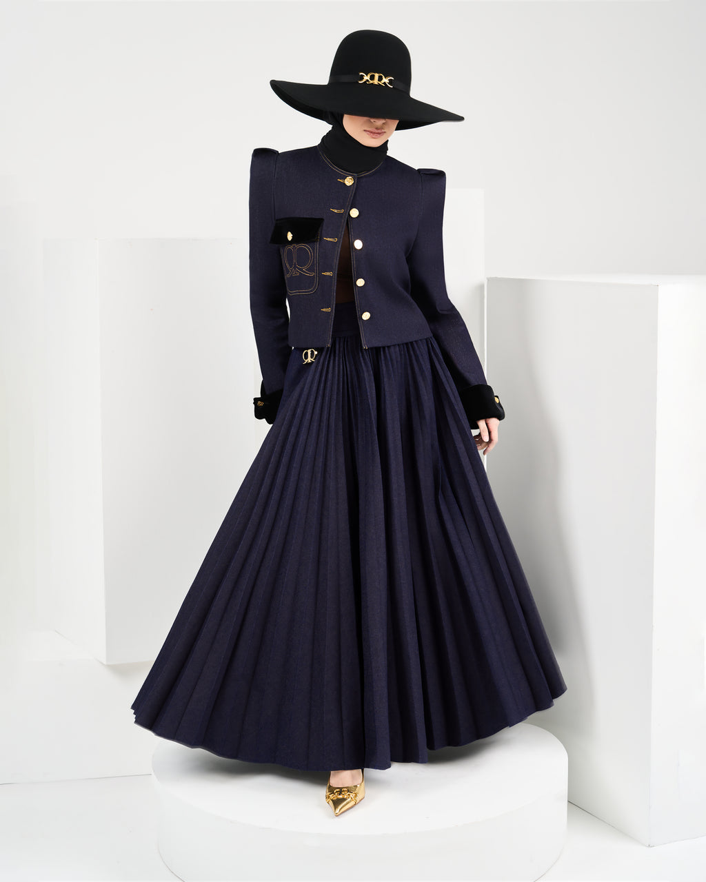 Marrisa Skirt in Rich Blue