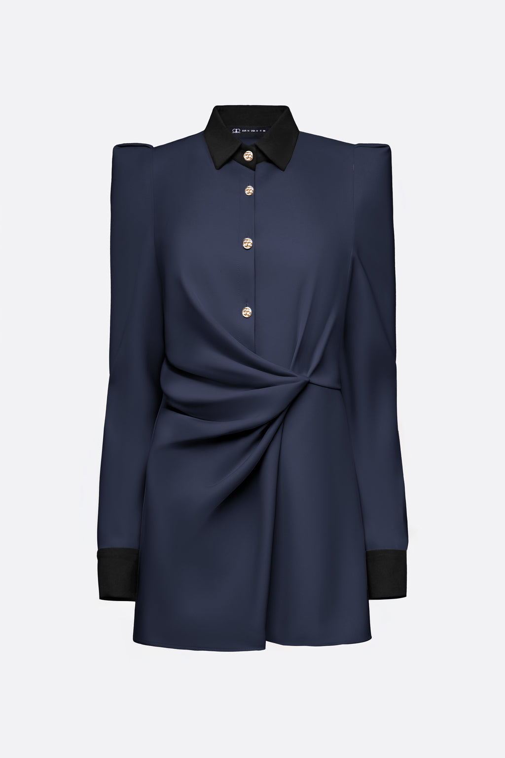 Myrra Top in Navy Blue