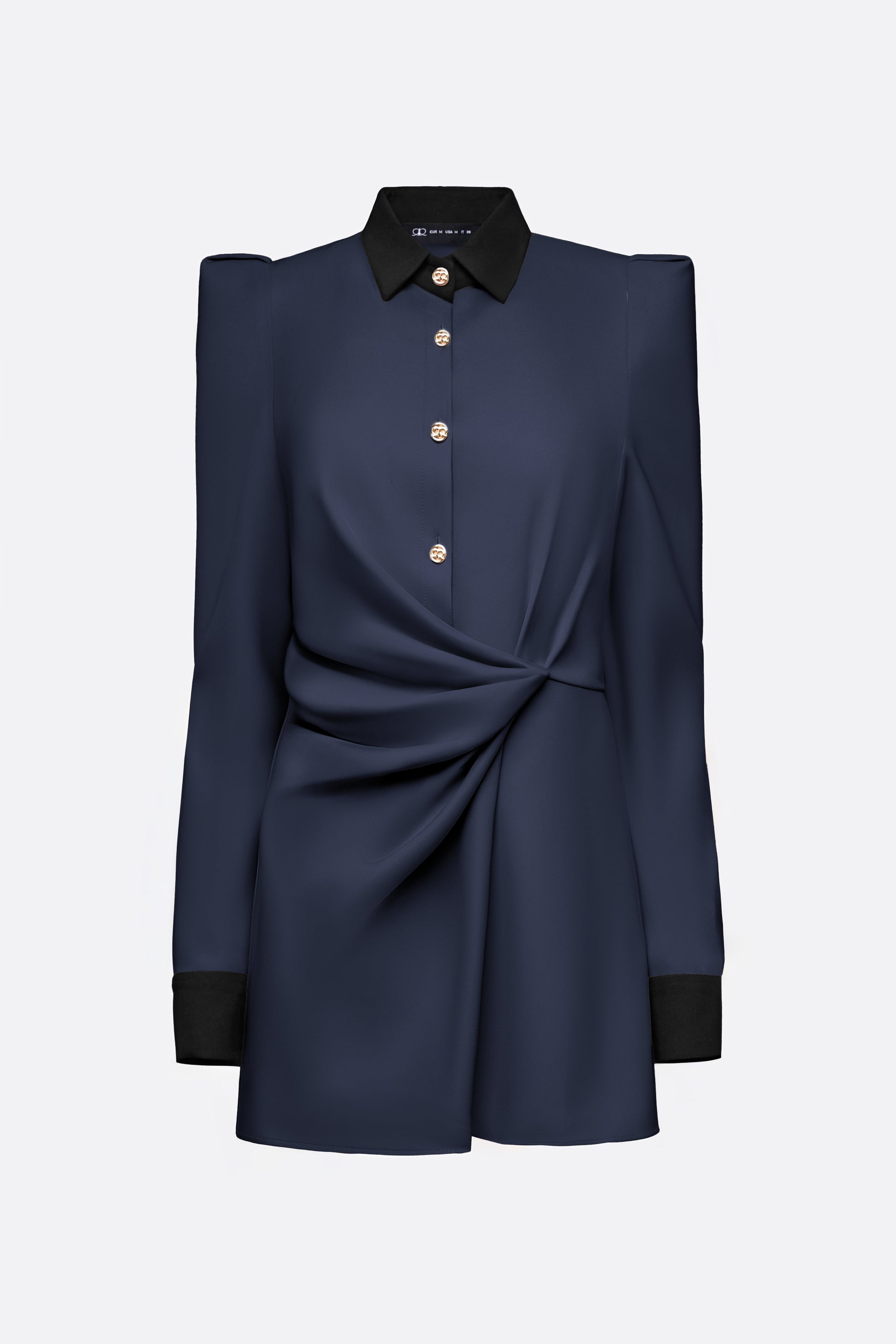 Myrra Top in Navy Blue