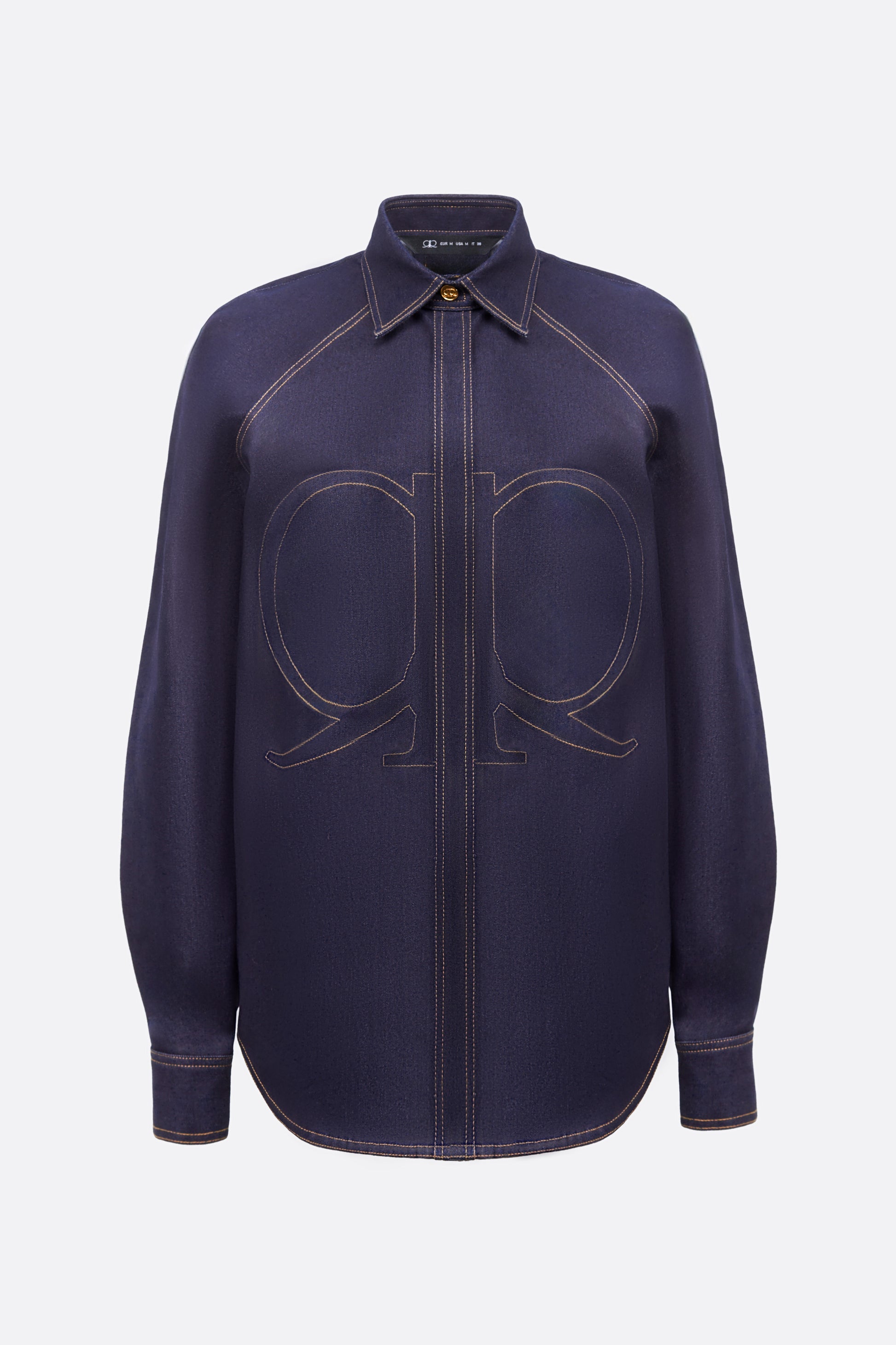 Norra Top in Rich Blue