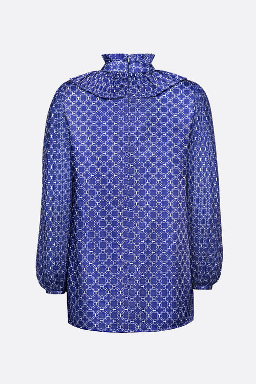 Orrisa Blouse in Navy Blue