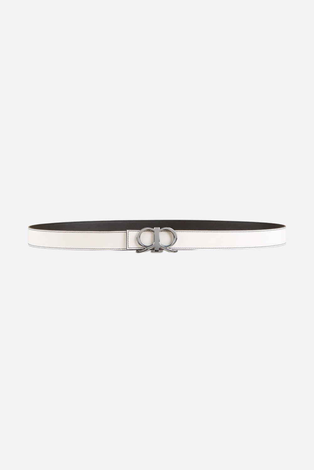 RR Logo Belt in Black White
