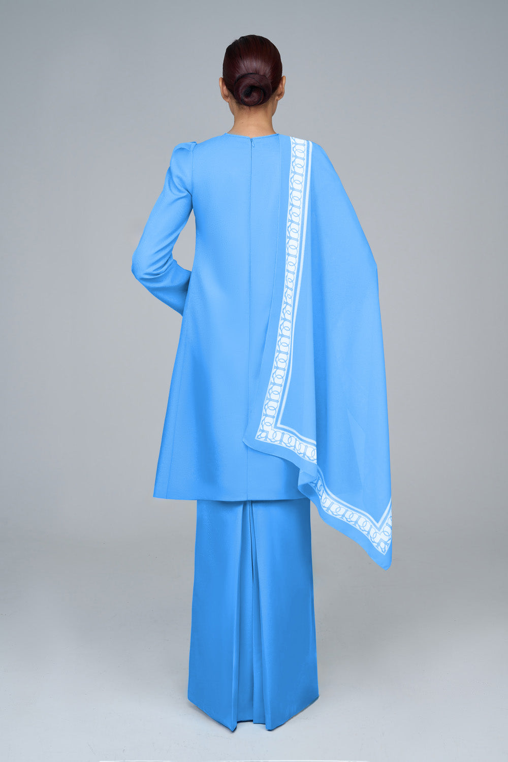 RR BASIC Kurung Pahang in Cerulean Blue '25