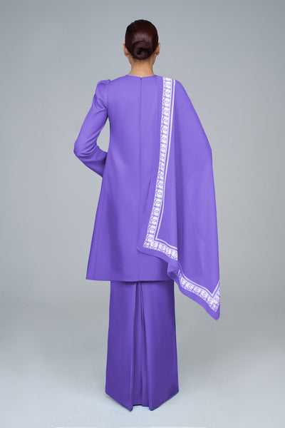 RR BASIC Kurung Pahang in Light Purple '25