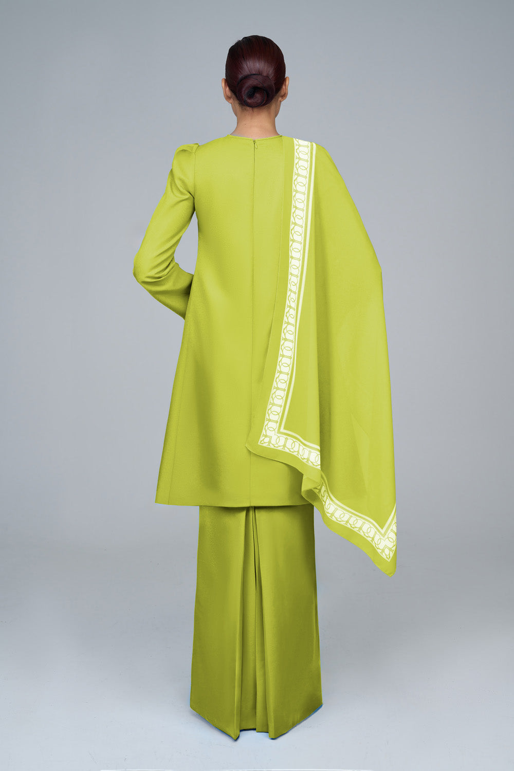 RR BASIC Kurung Pahang in Lime Green '25