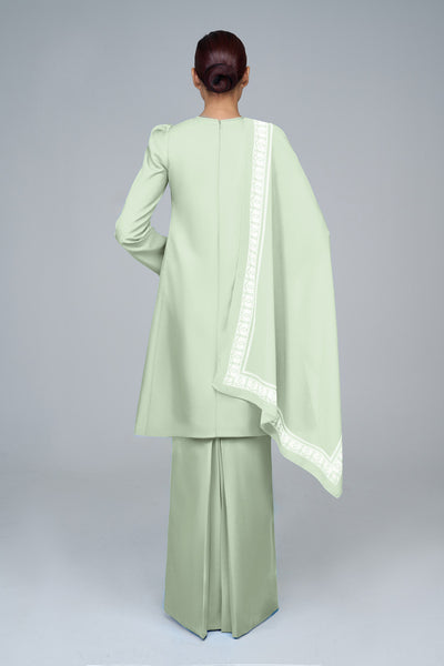 RR BASIC Kurung Pahang in Sage Green '25