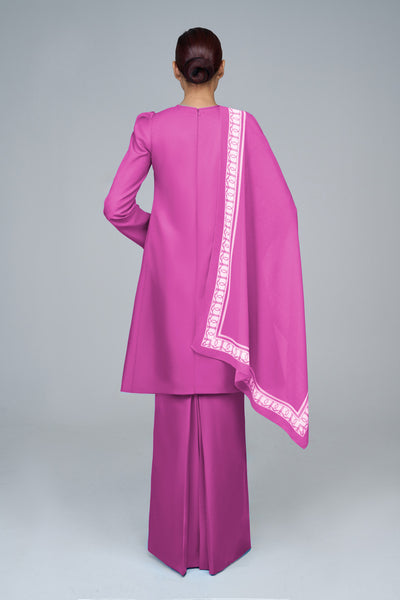 RR BASIC Kurung Pahang in Shocking Pink '25