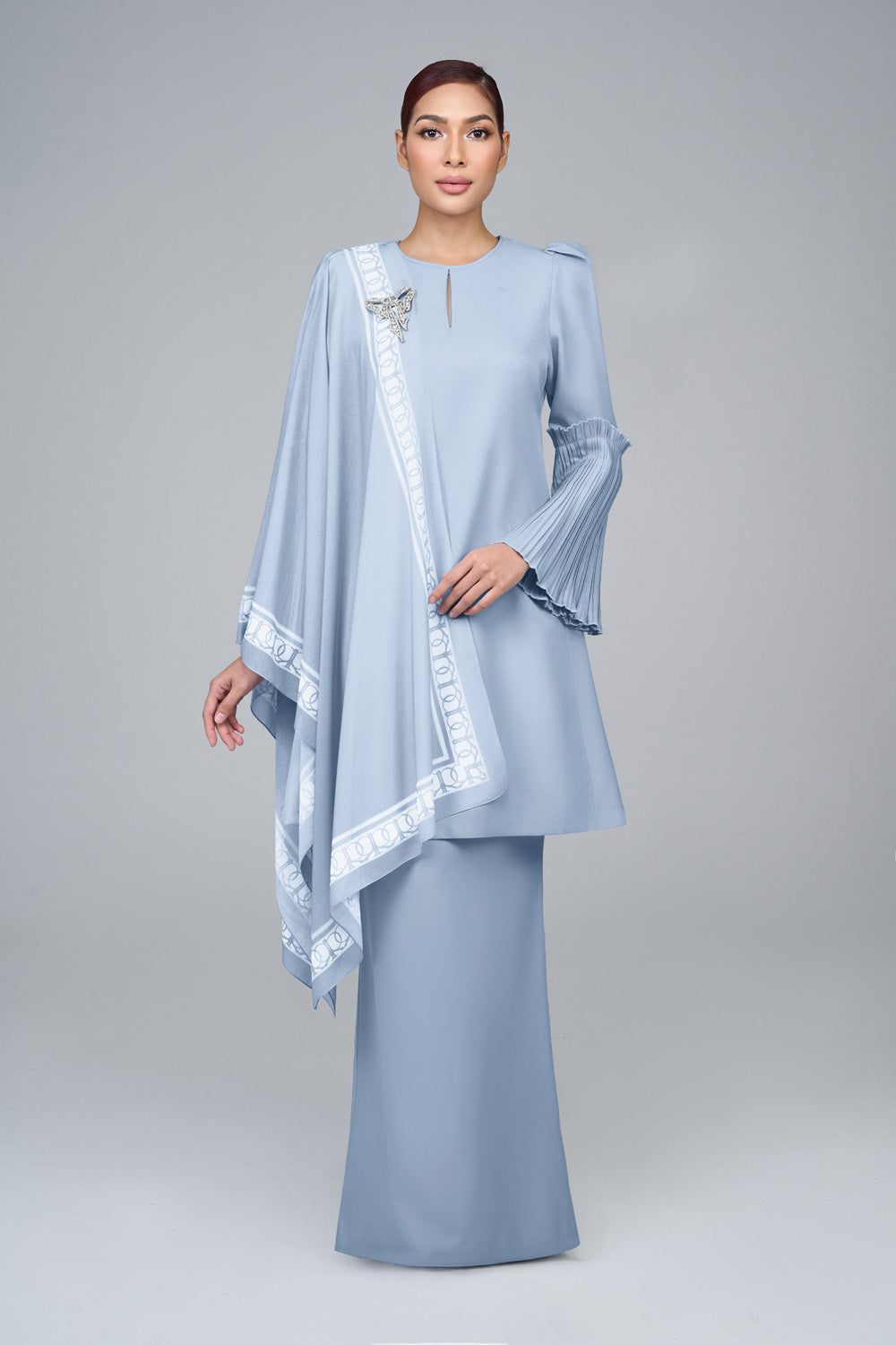 BASIC Pahang Pleated in Grey '25