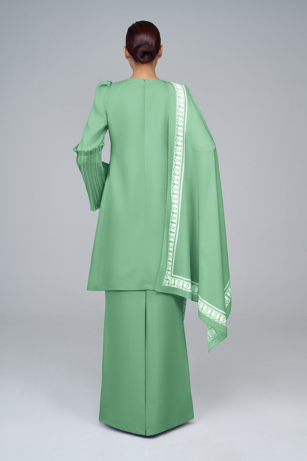 BASIC Pahang Pleated in Jade Green '25