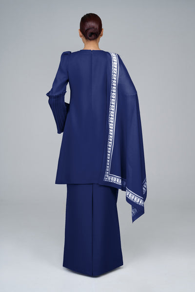 BASIC Pahang Pleated in Navy '25