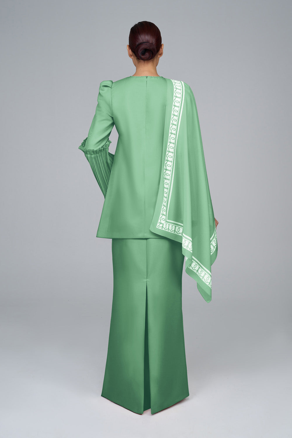 BASIC Kedah Pleated in Jade Green '25