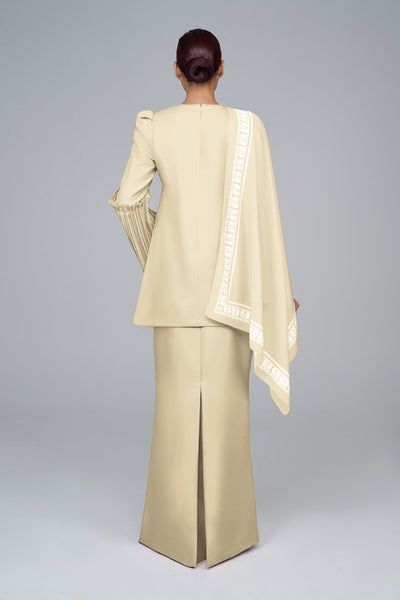 BASIC Kedah Pleated in Light Brown '25