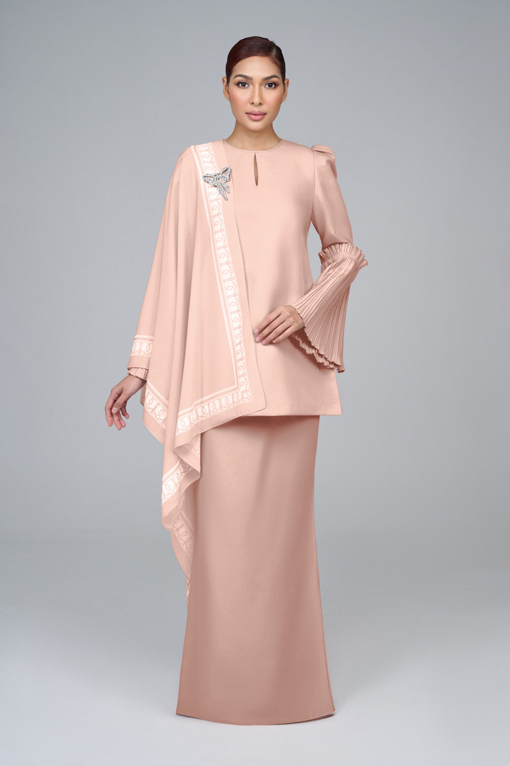 BASIC Kedah Pleated in Nude '25