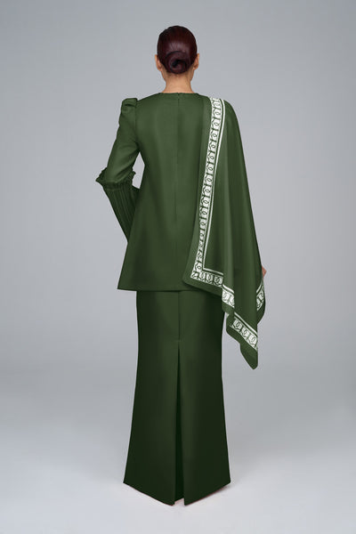 BASIC Kedah Pleated in Olive Green '25