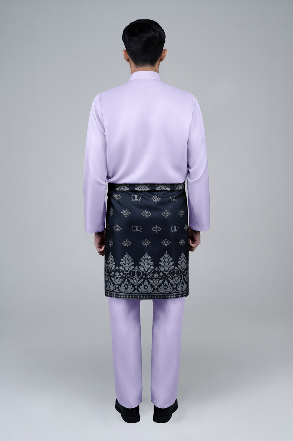 RR BASIC Baju Melayu Cekak Musang Set in Lilac '25